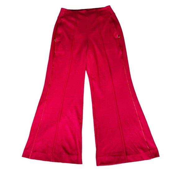 Athleta Red Wide Leg Pants - Picture 2 of 10